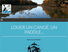 Tablet Screenshot of gignac-canoe-kayak.com